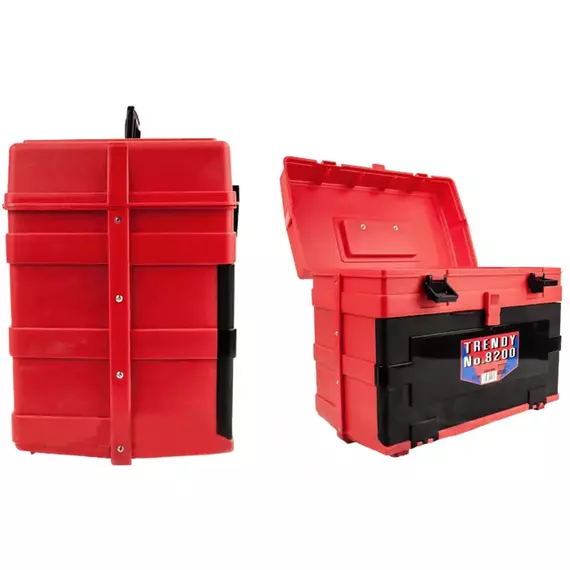 Ящик Meiho Trendy 8200 420x245x326mm к:red, фото , изображение 4